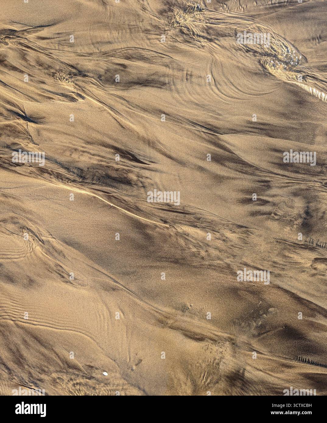 Sand Drift at the Beach - Smartphone Captured Stock Image