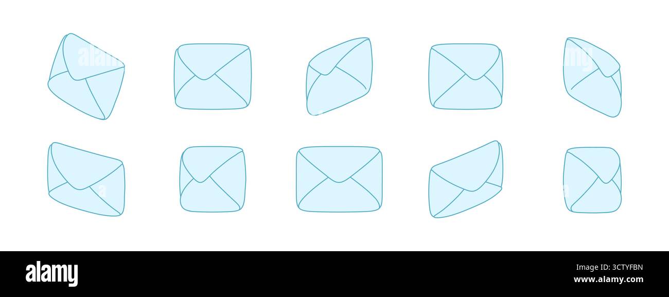 3D envelope vector icon, isometric design for communication and email ...