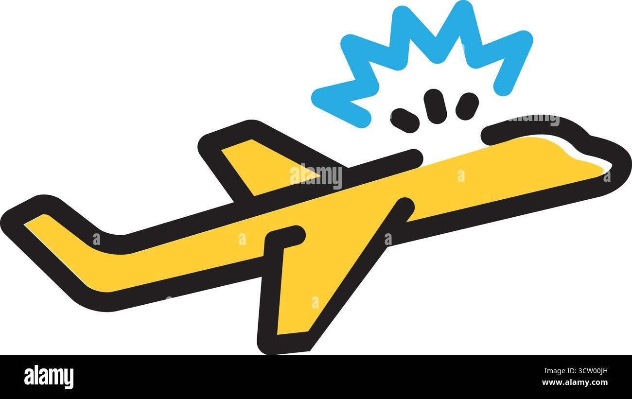 Icon for crash,blast Stock Vector