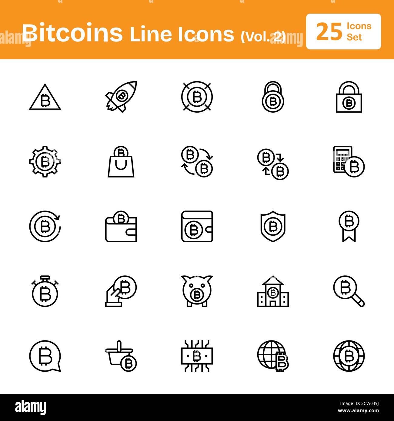 Digital wallet outline icon Stock Vector Images - Alamy