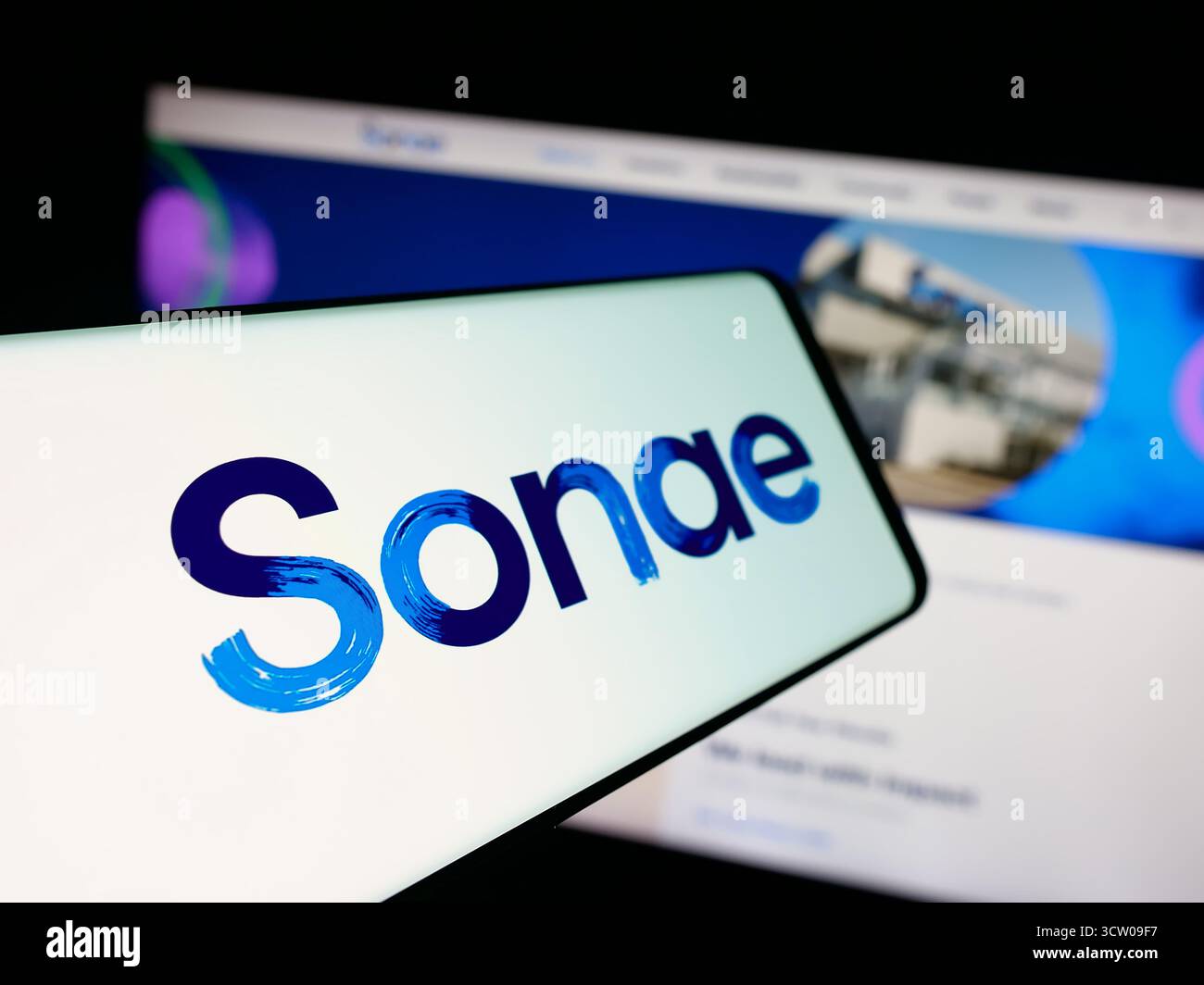 In this photo illustration, a smartphone with the logo of Portuguese ...