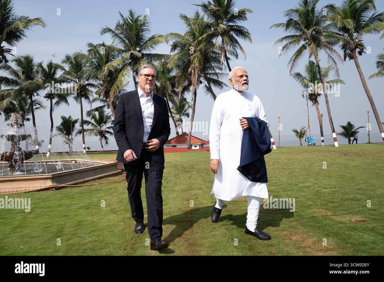 Prime Minister Sir Keir Starmer and Indian Prime minister Narendra Modi ...