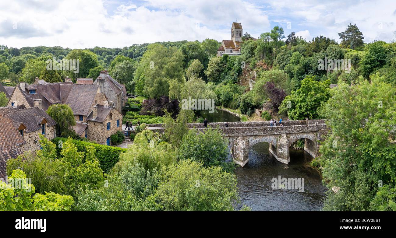 France, Orne, Normandy Maine Regional Natural Park, Alpes Mancelles, Saint Ceneri le Gerei, labeled Les Plus Beaux Villages de France (The Most Beauti Stock Photo