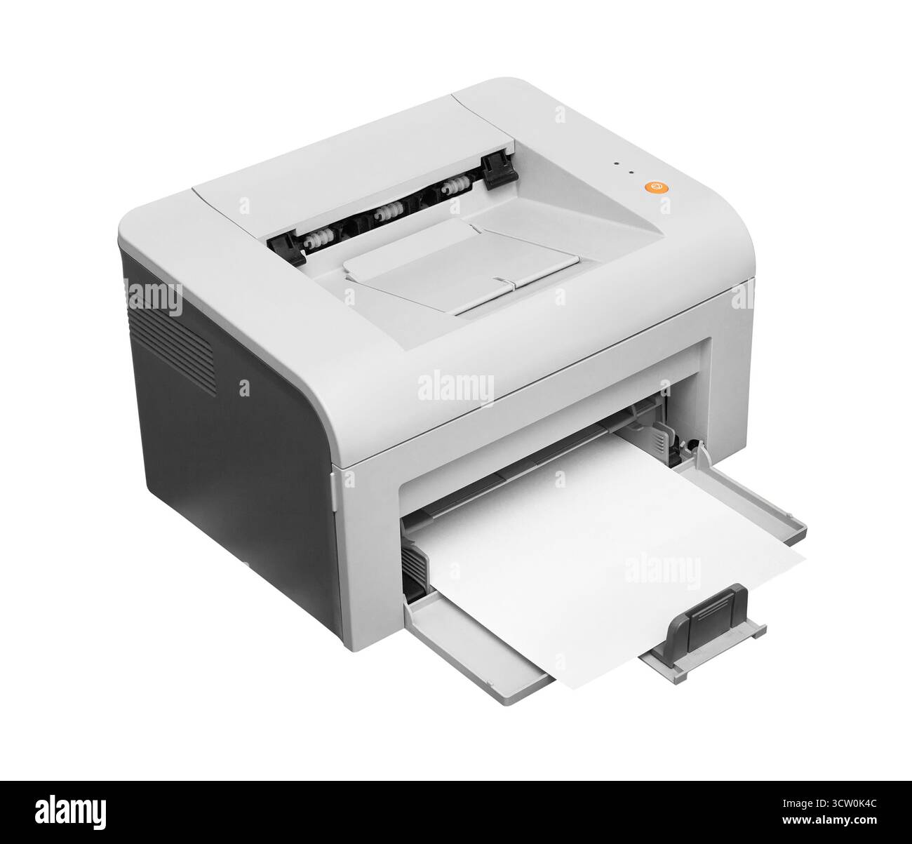 Laser printer isolated on white background Stock Photo