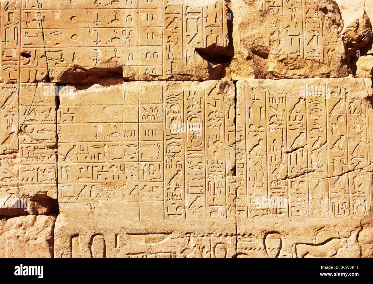 Old Egypt Hieroglyphs carved on the stone Stock Photo - Alamy