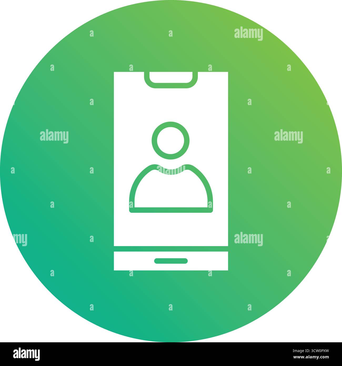 Mobile account vector vectors hi-res stock photography and images - Alamy