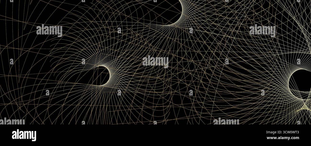 abstract futuristic wireframe lines background vector illustration Stock Vector