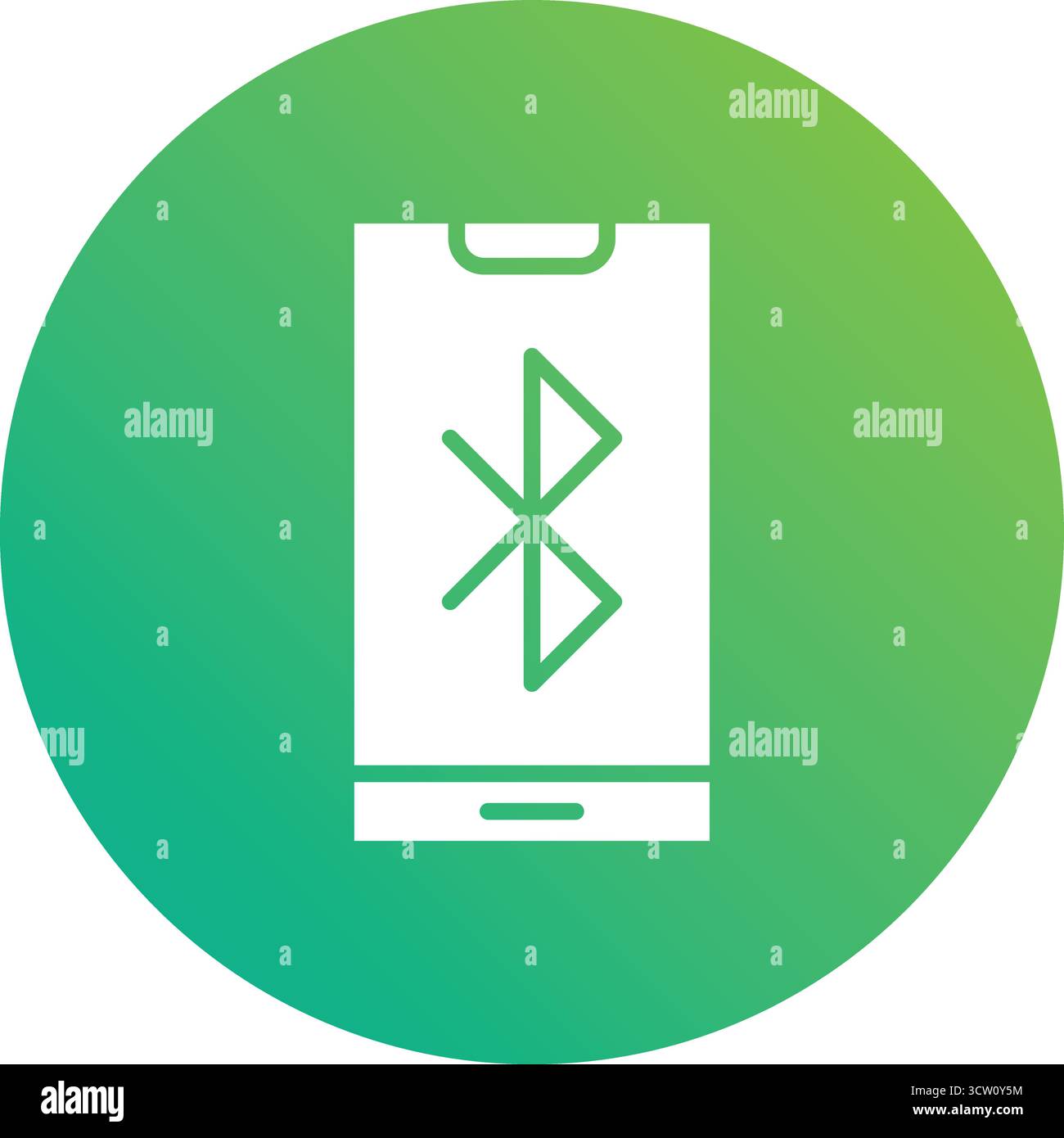 Bluetooth Vector Icon Design Illustration Stock Vector