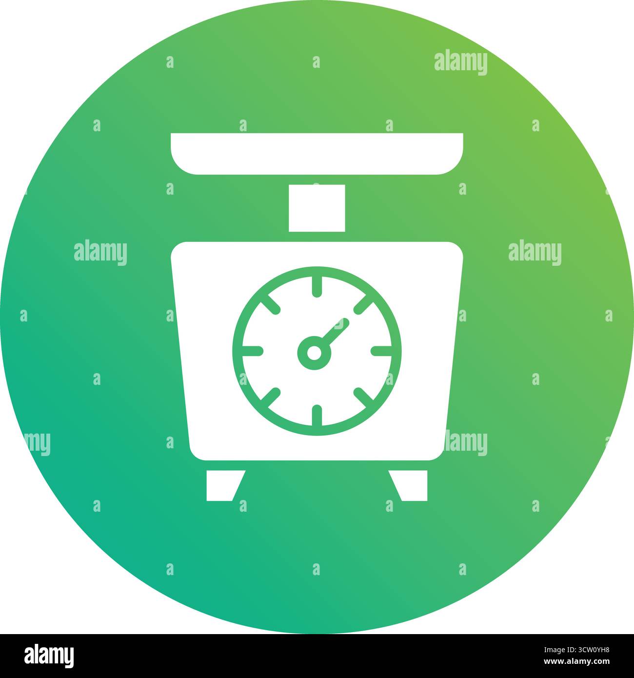 Weight scale Vector Icon Design Illustration Stock Vector
