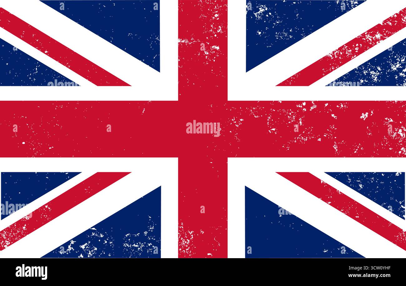 Union jack flag vintage Stock Vector Images - Alamy