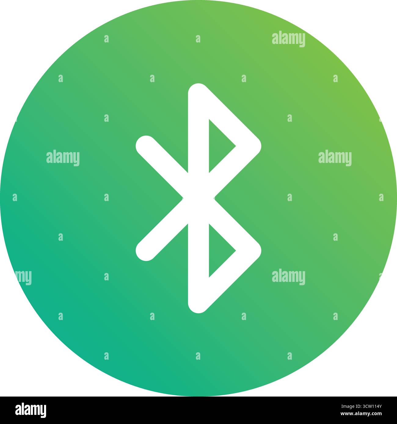 Bluetooth Vector Icon Design Illustration Stock Vector