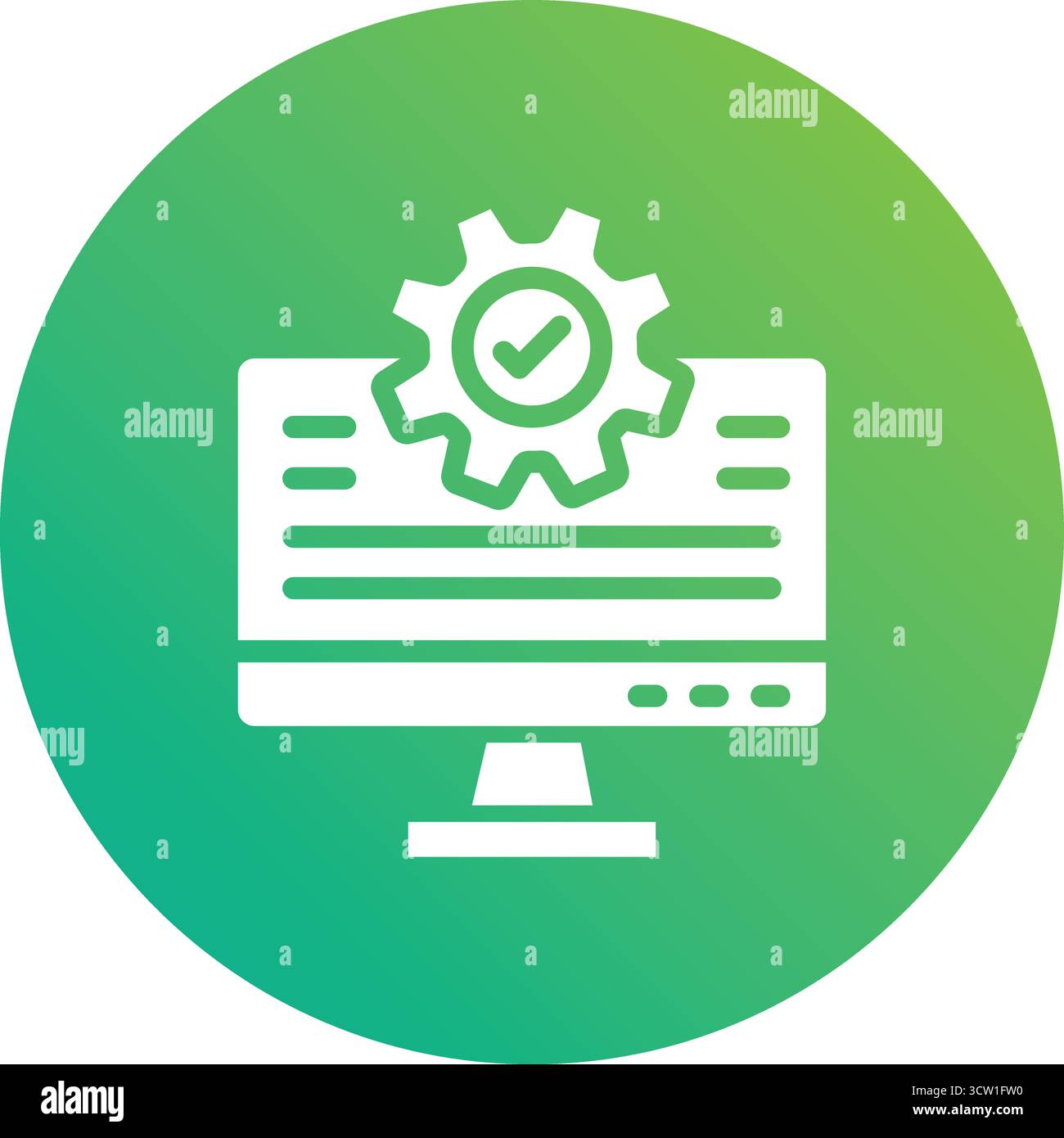 Testing Vector Icon Design Illustration Stock Vector