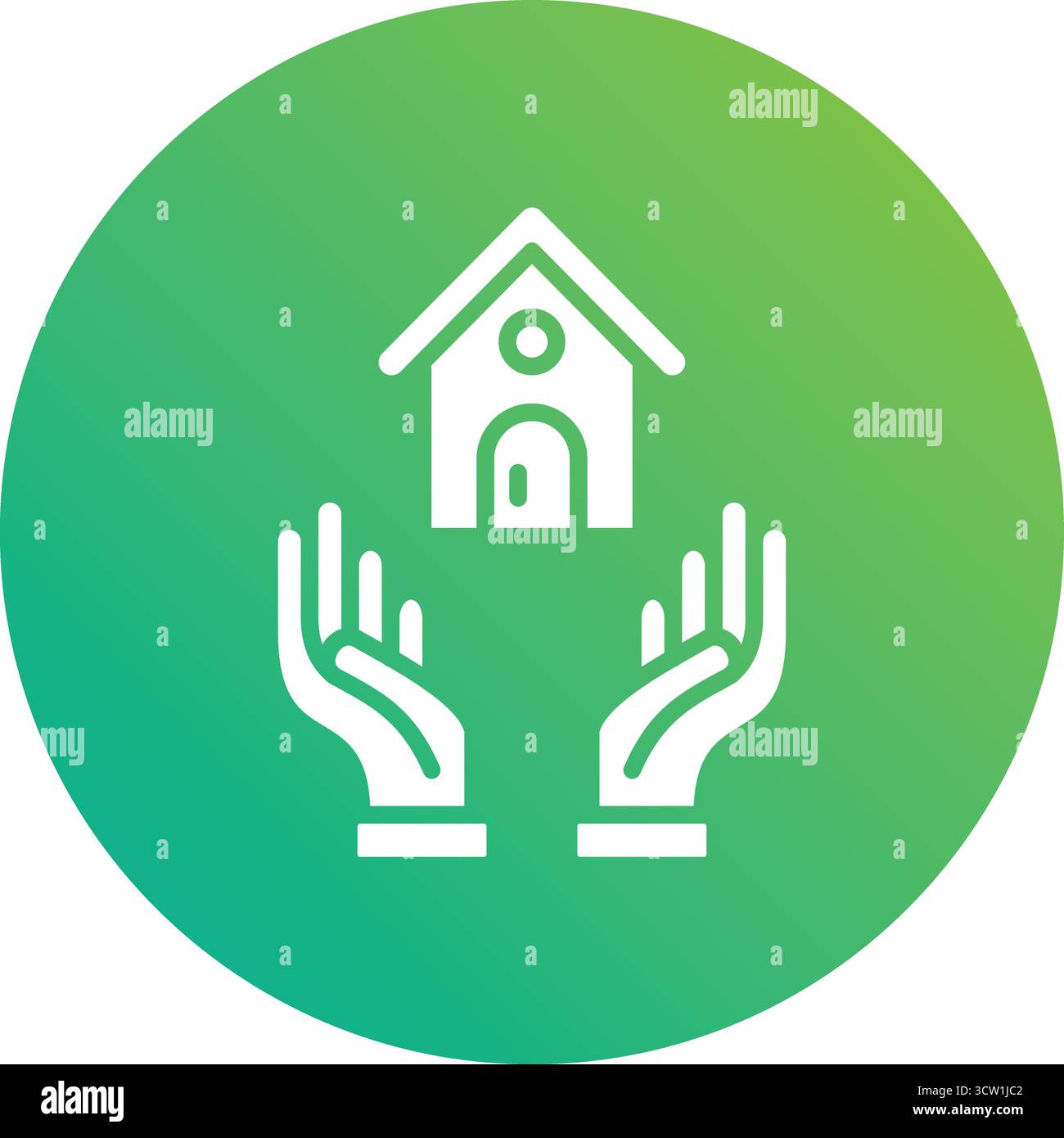 House insurance Vector Icon Design Illustration Stock Vector