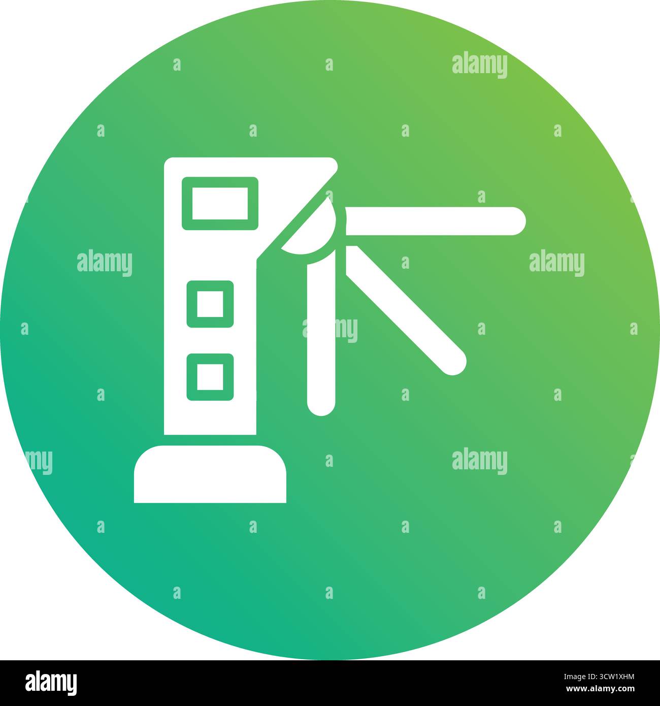 Turnstiles Vector Icon Design Illustration Stock Vector