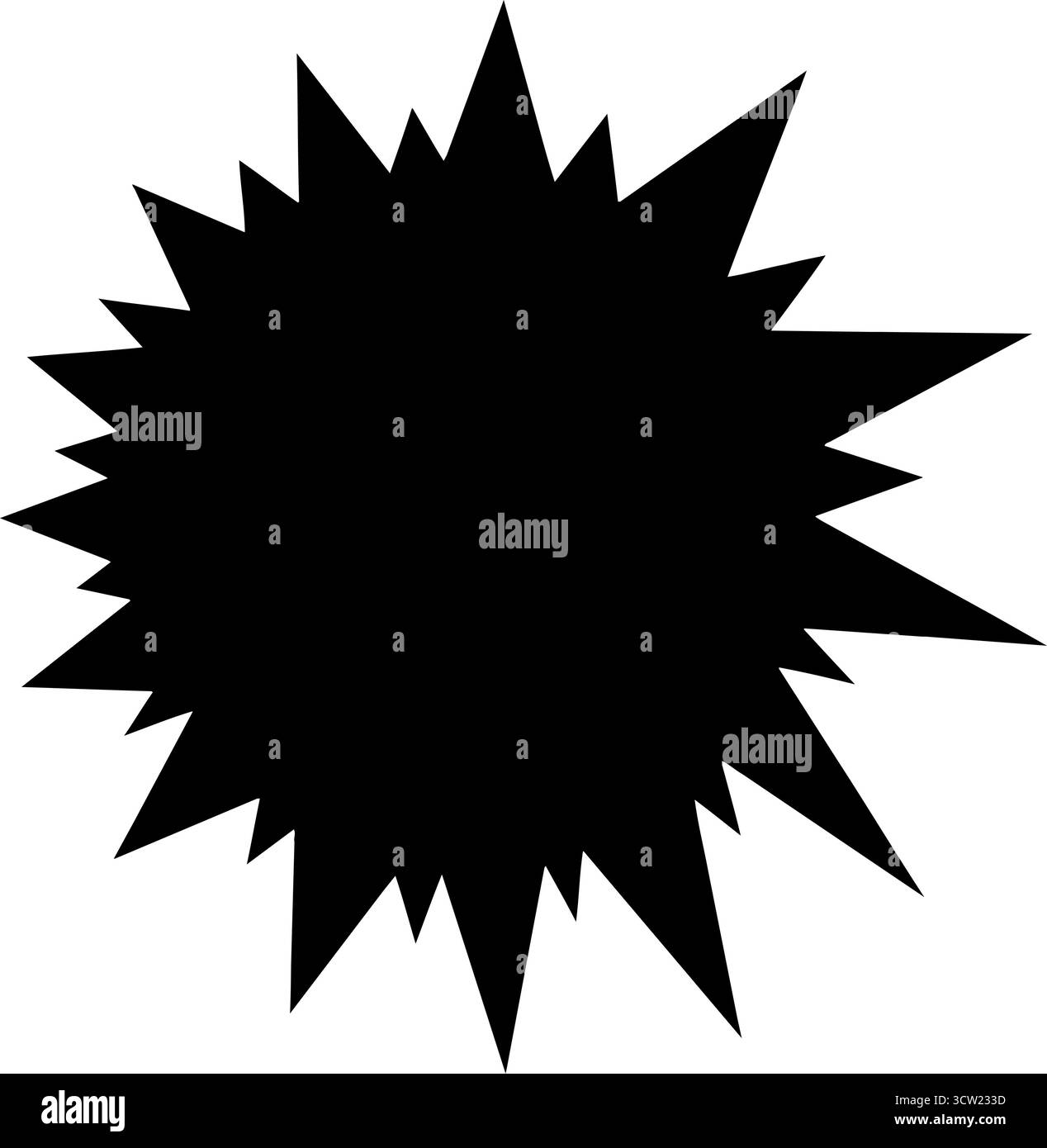 Explosive burst shape in Black and White Stock Photos & Images - Alamy