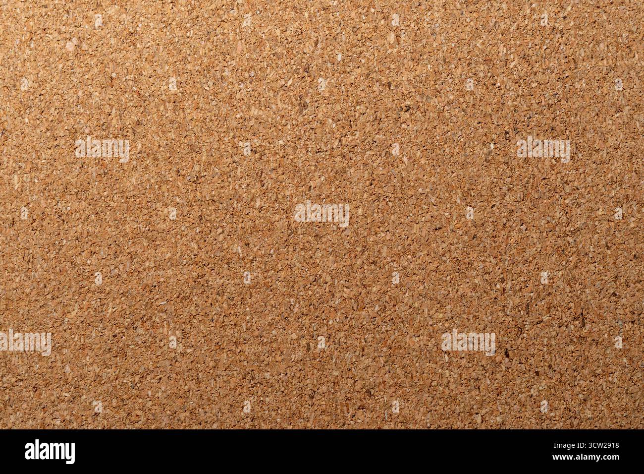 A natural, light brown corkboard or cork material. This textured background is ideal for presentations, concepts, bulletin boards. Stock Photo