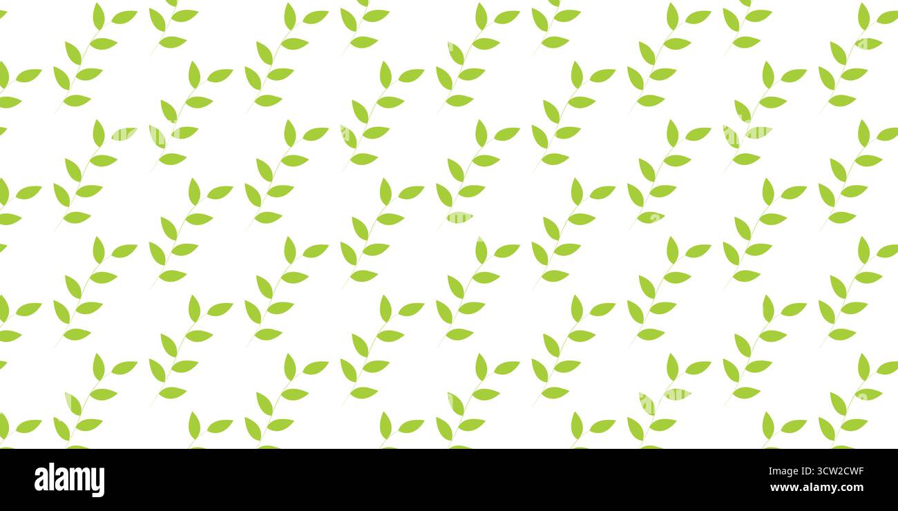 Seamless Botanical and Abstract Brush Pattern Backgrounds Stock Vector