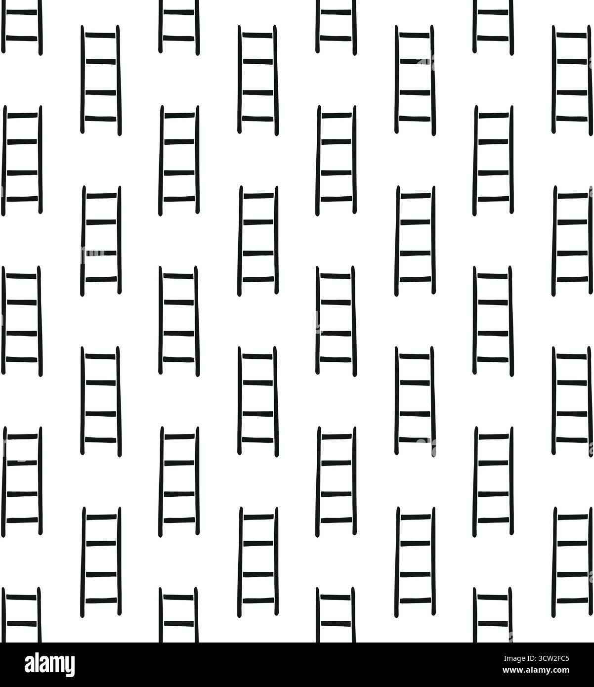 Vector hand drawn sketch doodle stairs Stock Vector