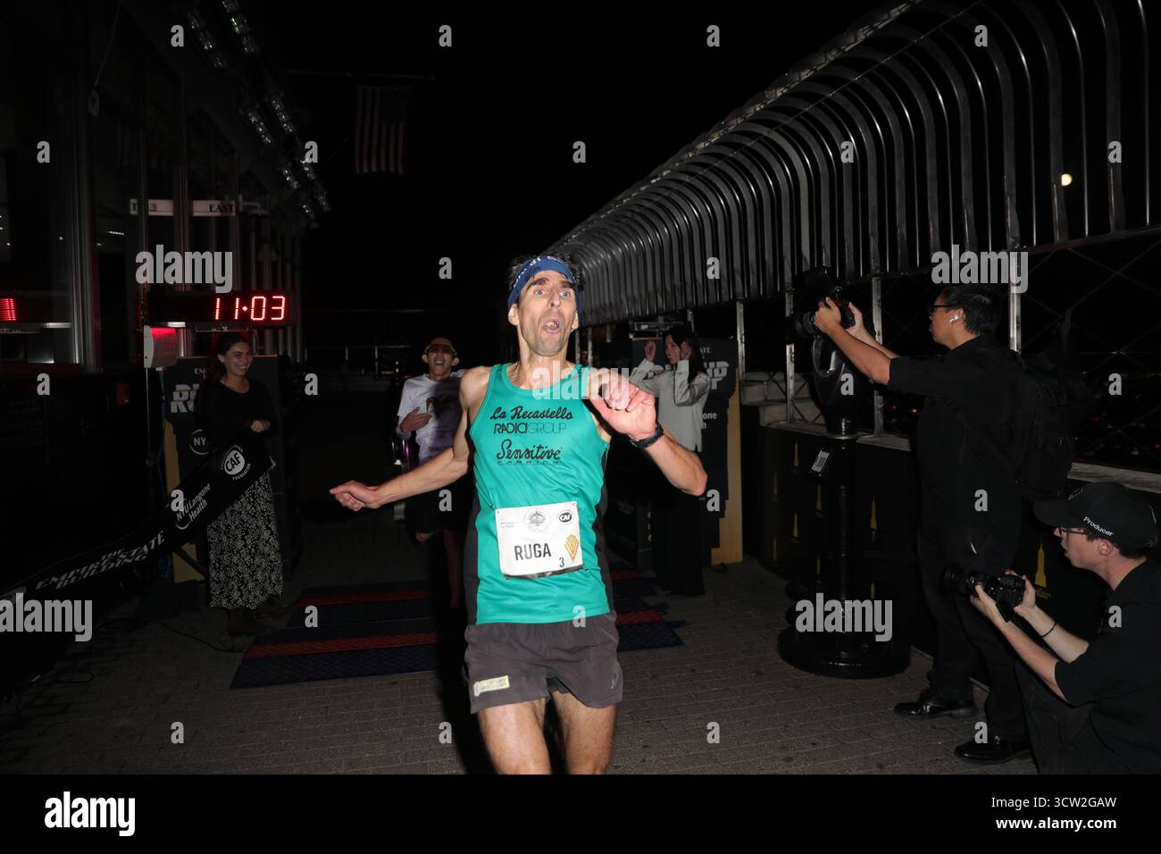 NEW YORK, NEW YORK OCTOBER 9, 2025: Men Winner RUGA.Athletes from ...