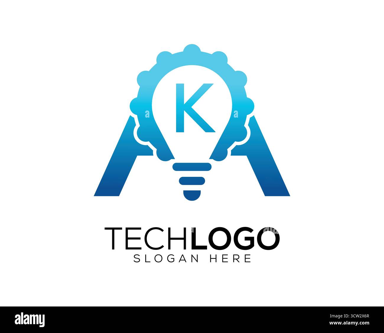 technology gradian color letter k logo Stock Vector Image & Art - Alamy