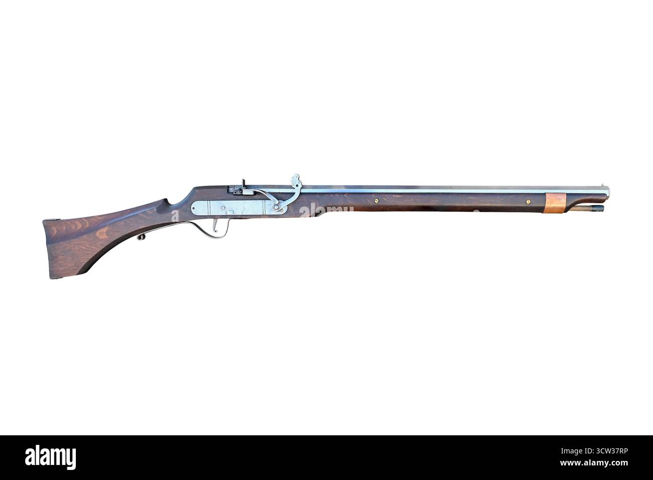 Ancient Rifle hungarian army ancient medieval rifle isolated over white Stock Photo ...