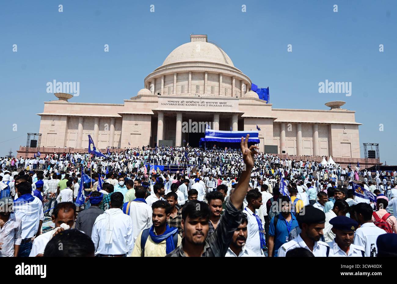 lucknow-india-october-9-a-massive-crowd-of-bsp-supporters-gathered