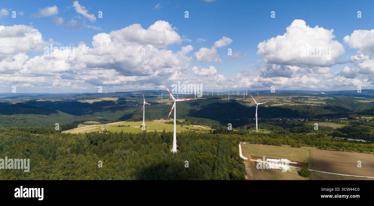 Germany Environmental Expansion Of Renewable Sustainable Energy, Wind Turbine Park ...