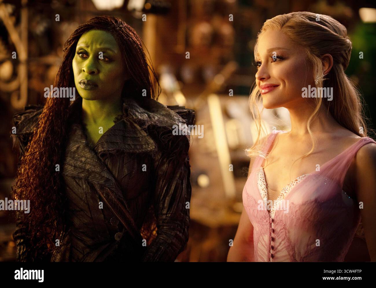 USA. Ariana Grande, and Cynthia Erivo   In (C)Universal Pictures new film: Wicked: For Good (2025). Plot: Elphaba, the future Wicked Witch of the West and her relationship with Glinda, the Good Witch of the North. The second of a two-part feature film adaptation of the Broadway musical. Ref: LMK106-J11336-091025 Supplied by LMKMEDIA.  Editorial Only. Landmark Media is not the copyright owner of these Film or TV stills but provides a service only for recognised Media outlets. pictures@lmkmedia.com Stock Photo