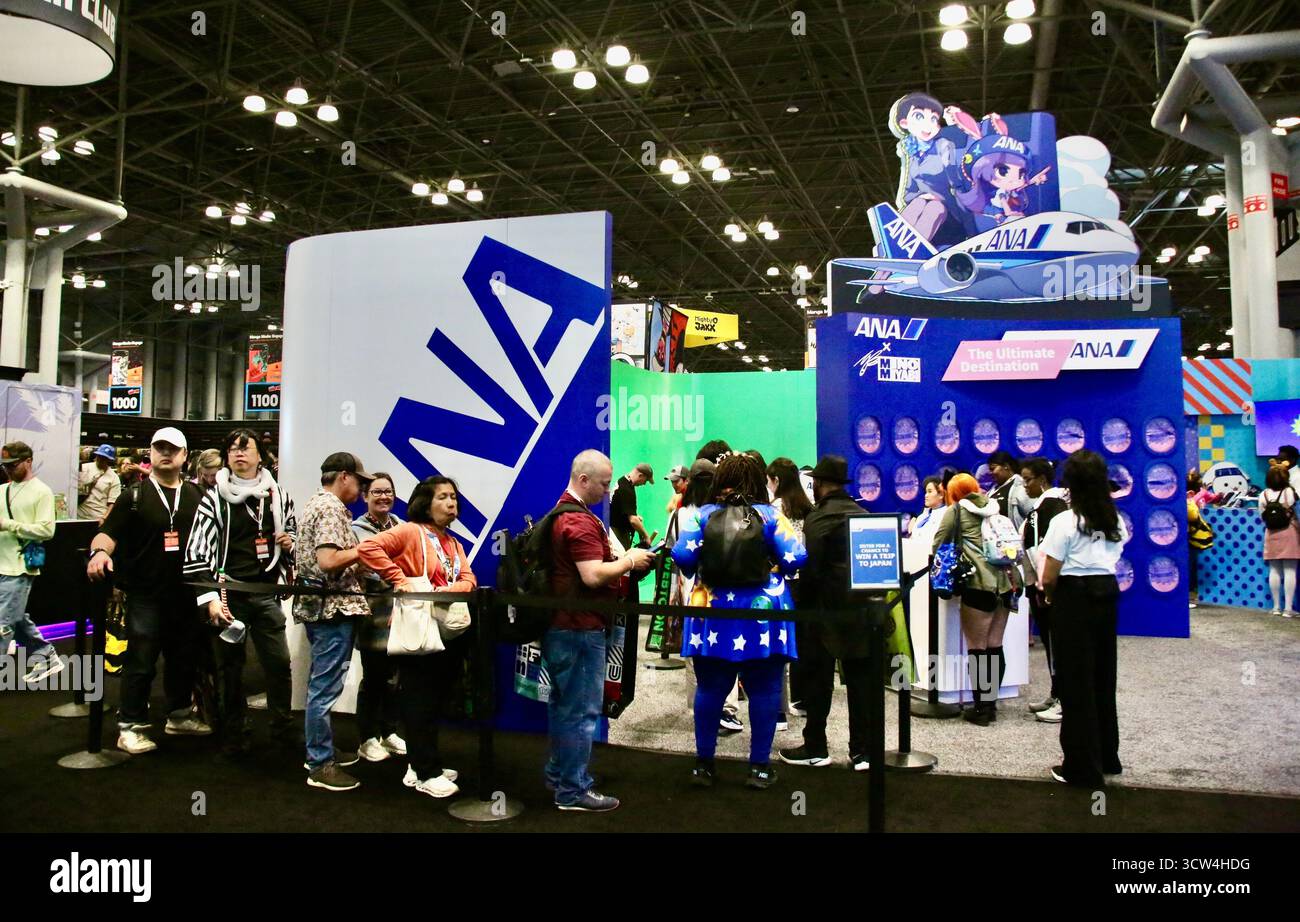 October 9, 2025, New York City, New York: (NEW) Comic Con Fans Crowd ...