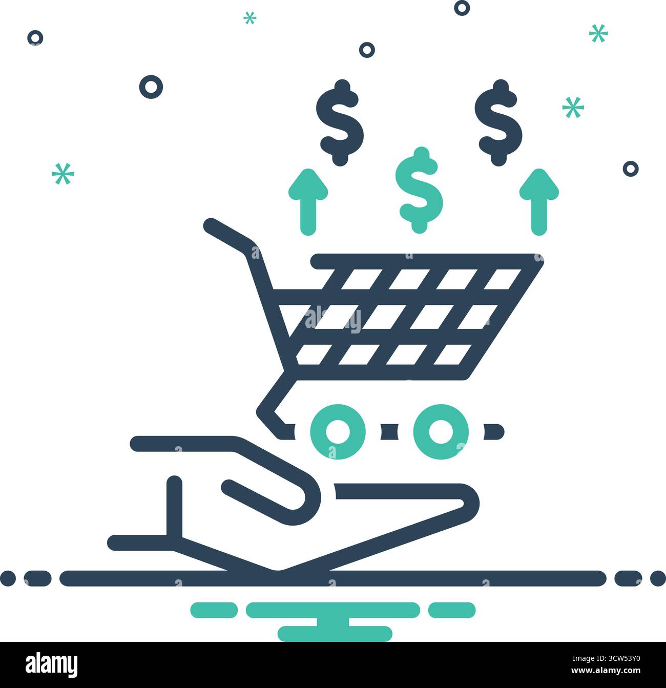 Consumer spending Stock Vector Images - Alamy