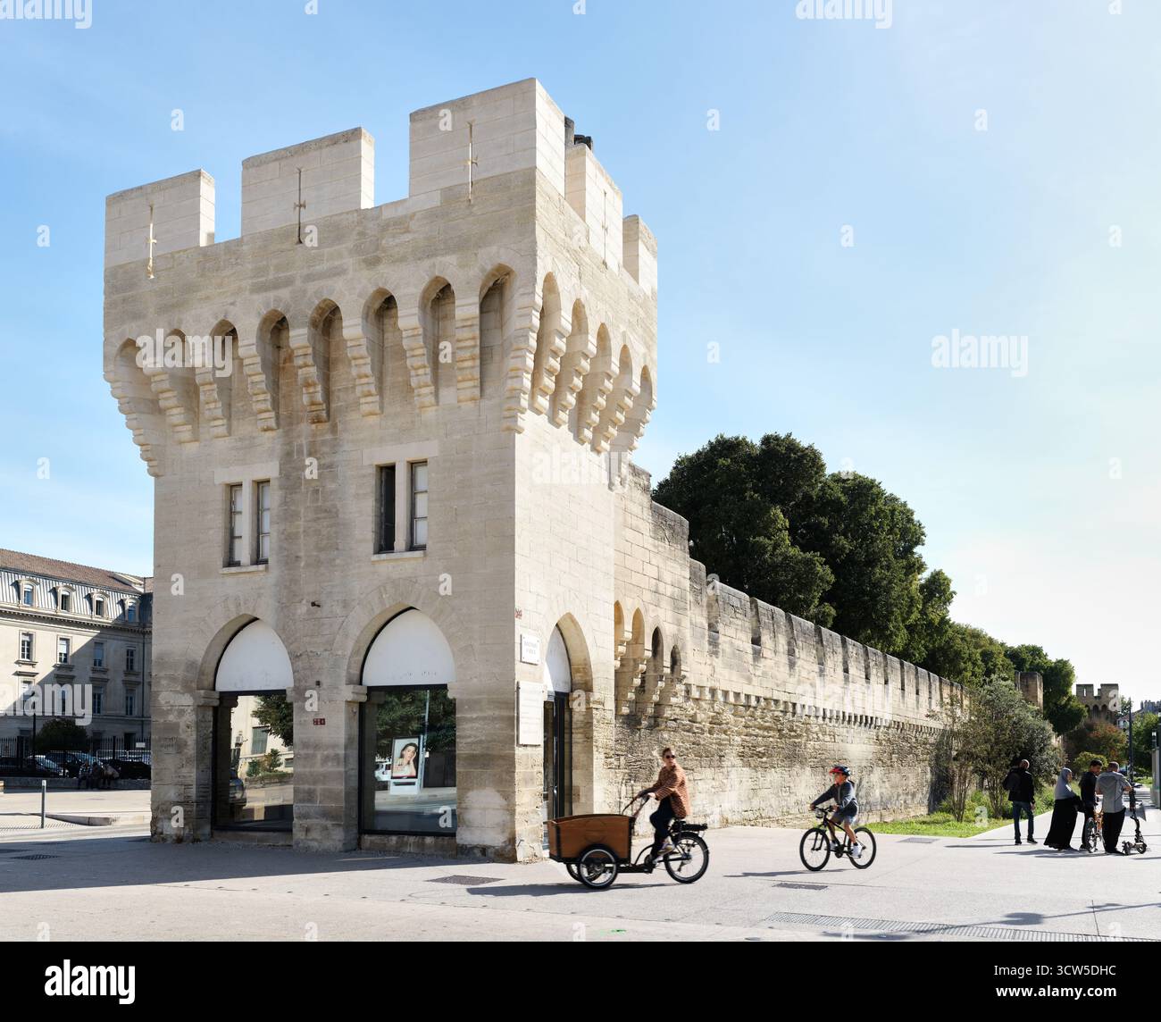 Tower at the Republic gateway on the rampart of the walled city of ...