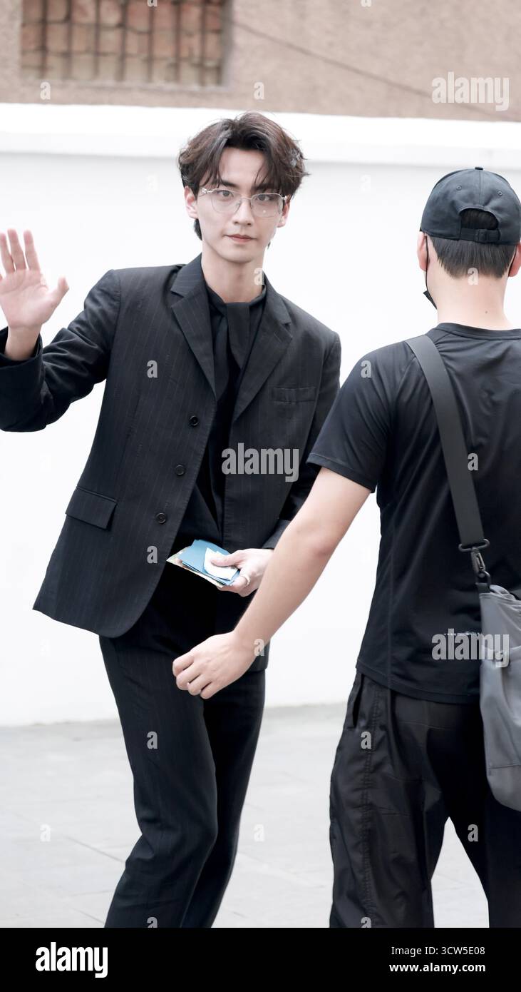 Chinese actor Chen Xinhai attends an activity in Nanjing City, east ...