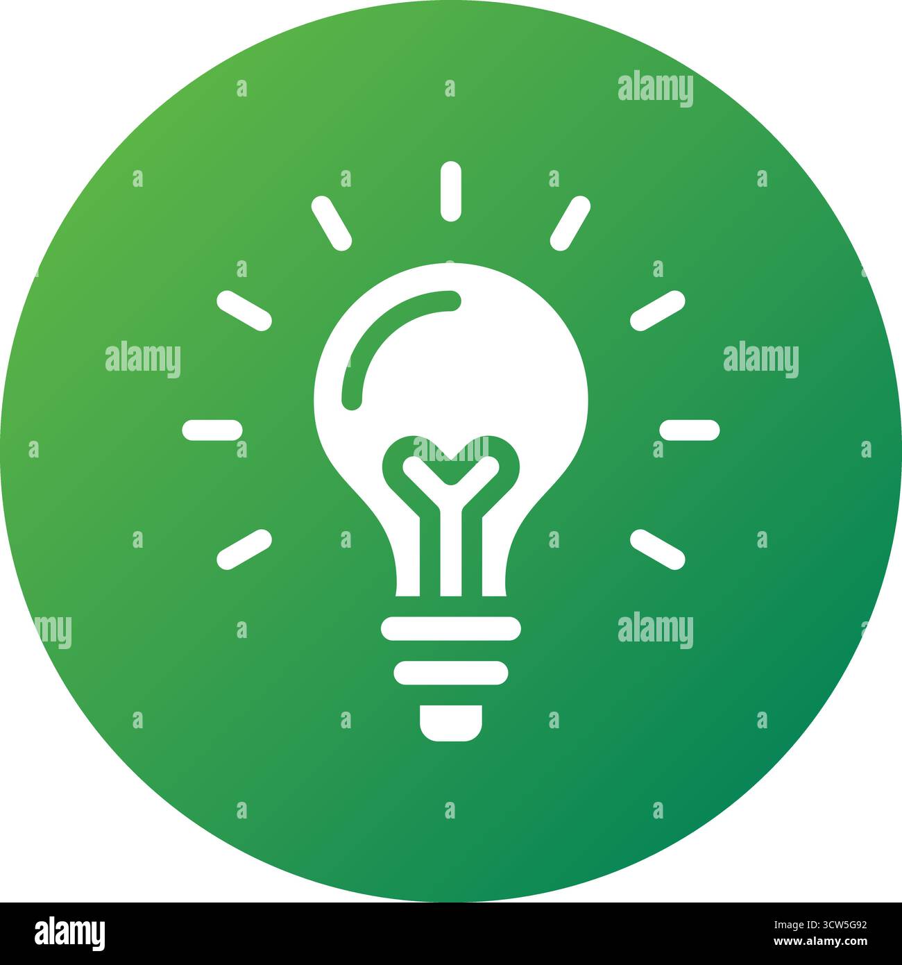 Light bulb Vector Icon Design Illustration Stock Vector