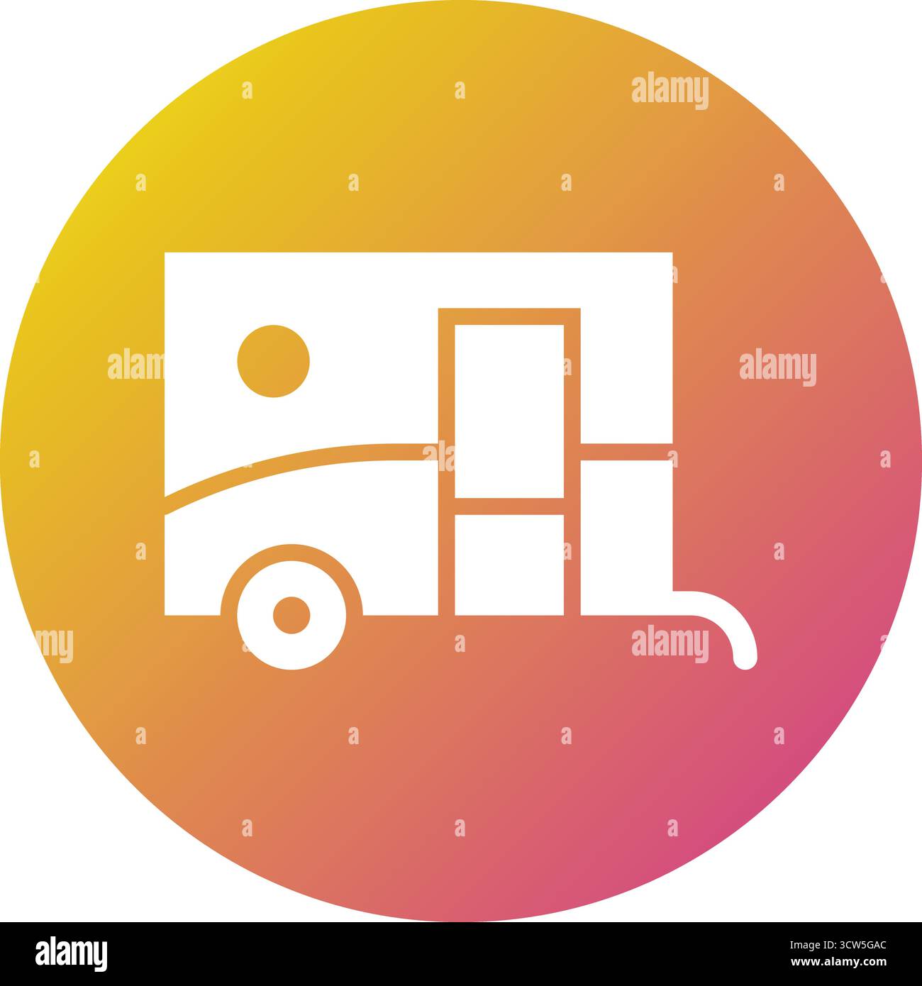 Iconic caravan Stock Vector Images - Alamy