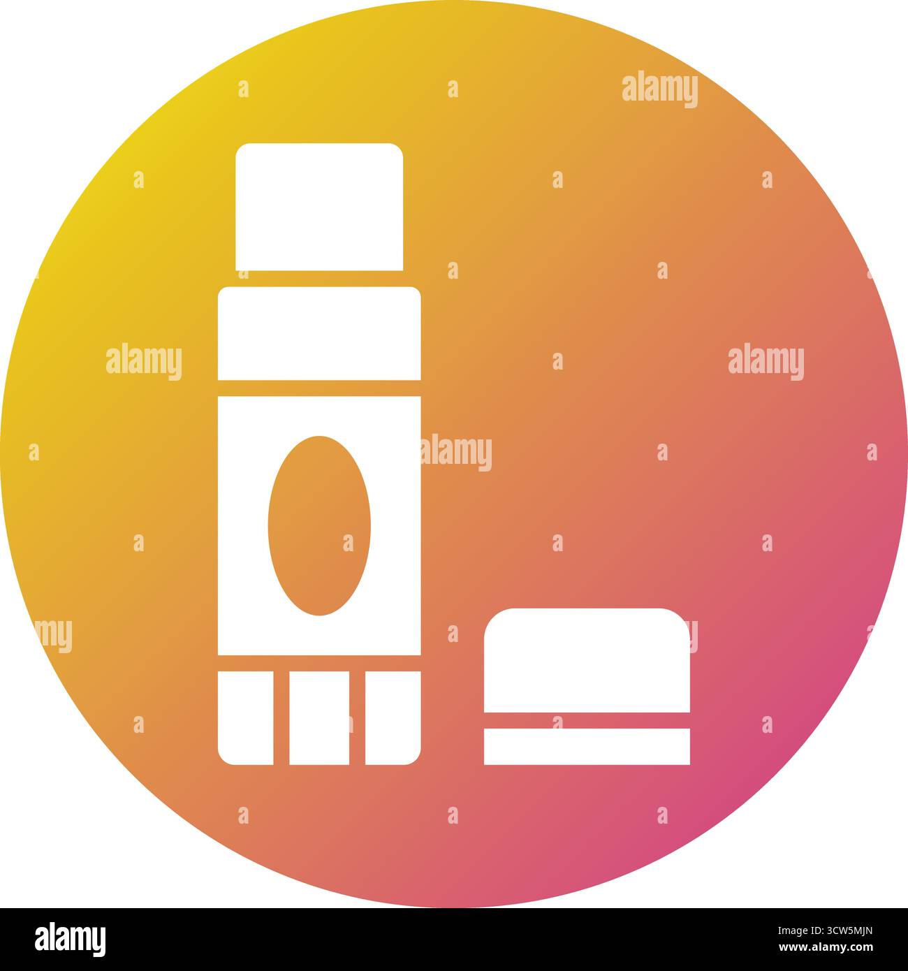 Glue Stick Vector Icon Design Illustration Stock Vector