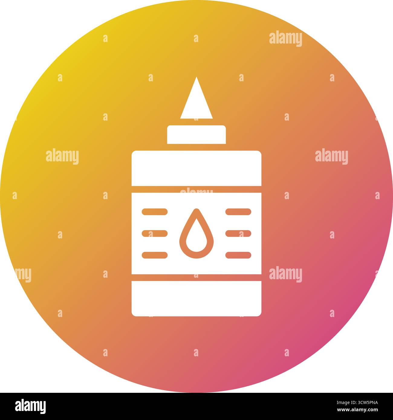Glue Vector Icon Design Illustration Stock Vector