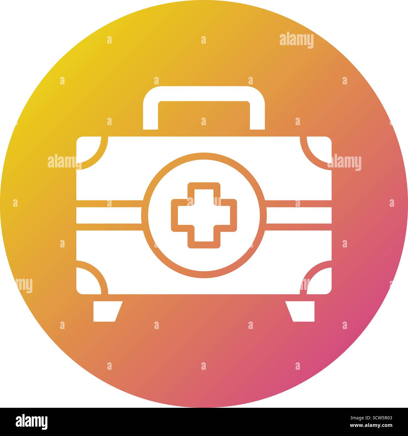 First Aid Kit Vector Icon Design Illustration Stock Vector