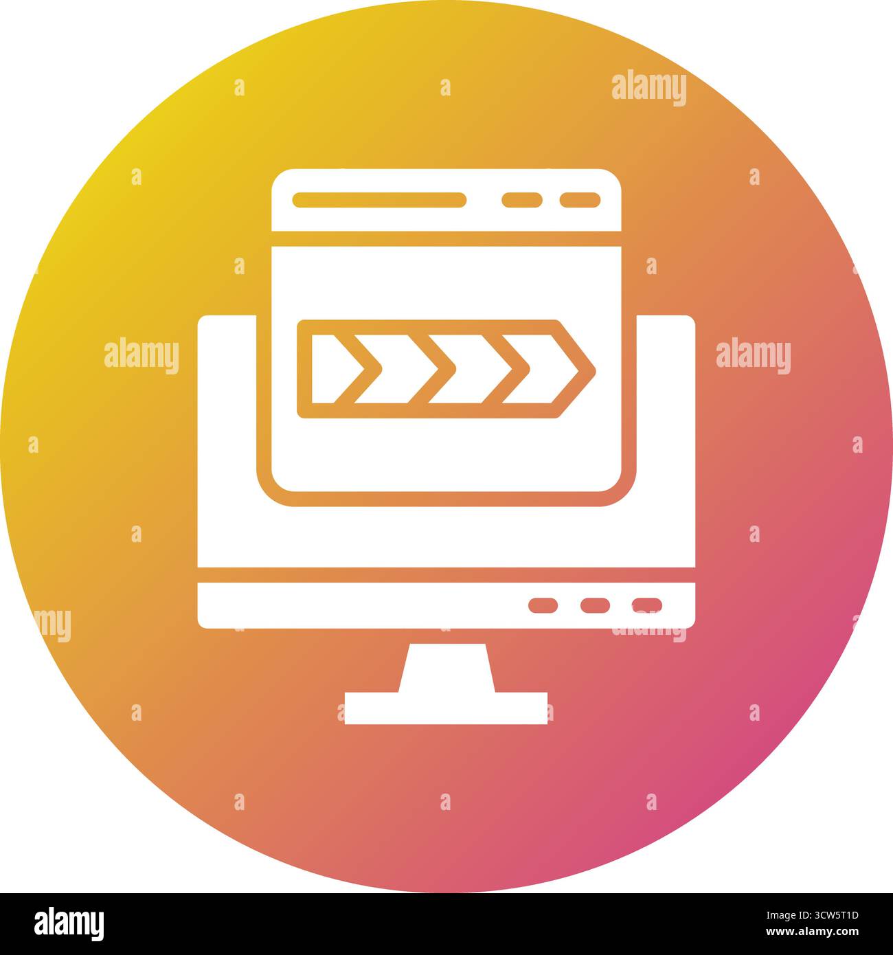 Breadcrumb Vector Icon Design Illustration Stock Vector
