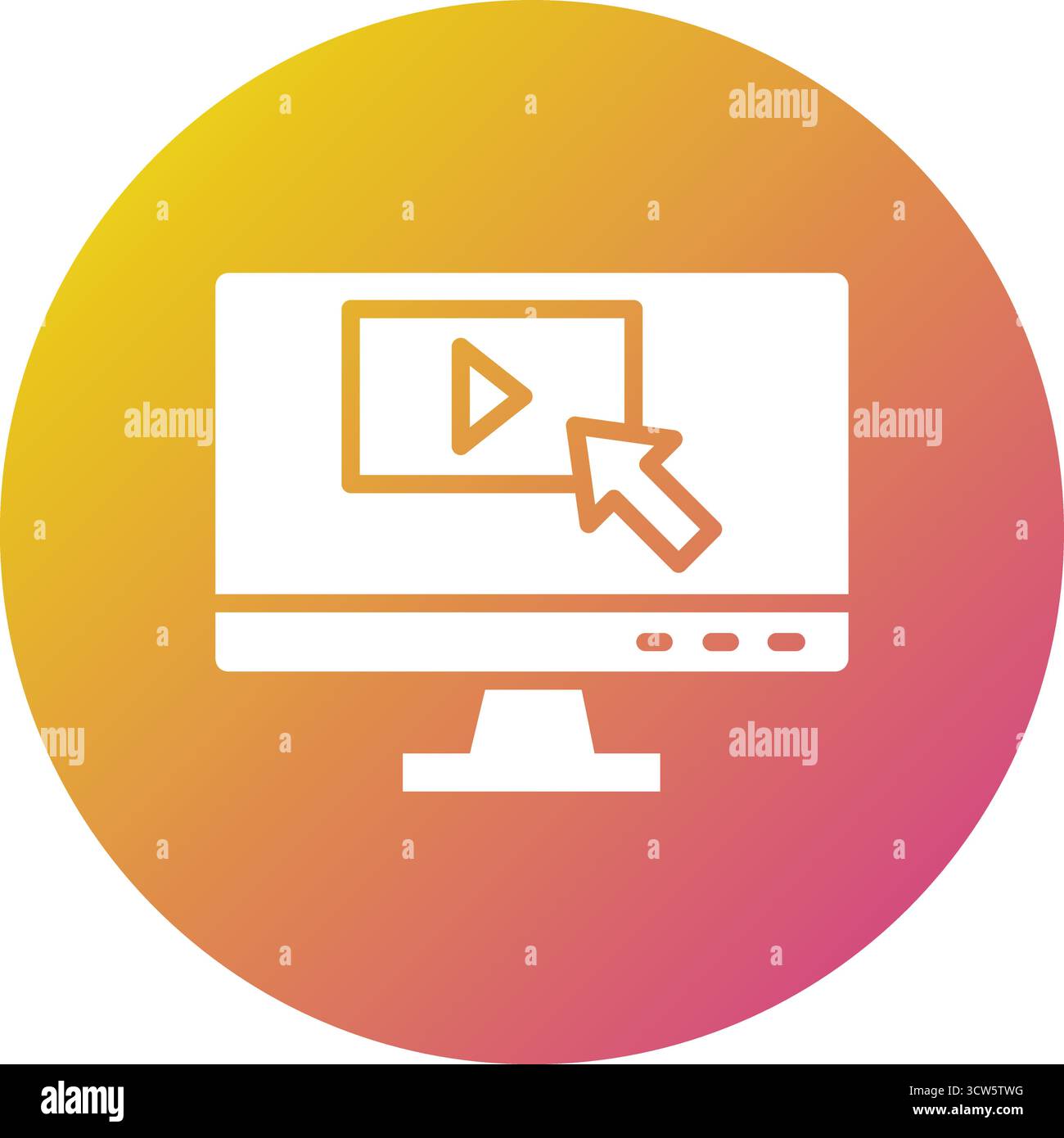 Clickstream Vector Icon Design Illustration Stock Vector
