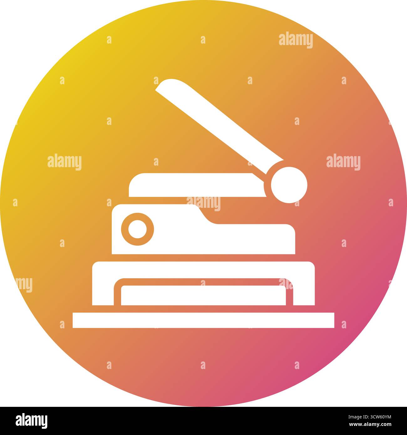 Puncher Vector Icon Design Illustration Stock Vector