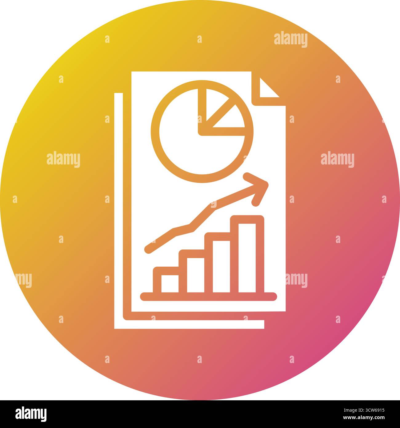 Finance Chart Vector Icon Design Illustration Stock Vector