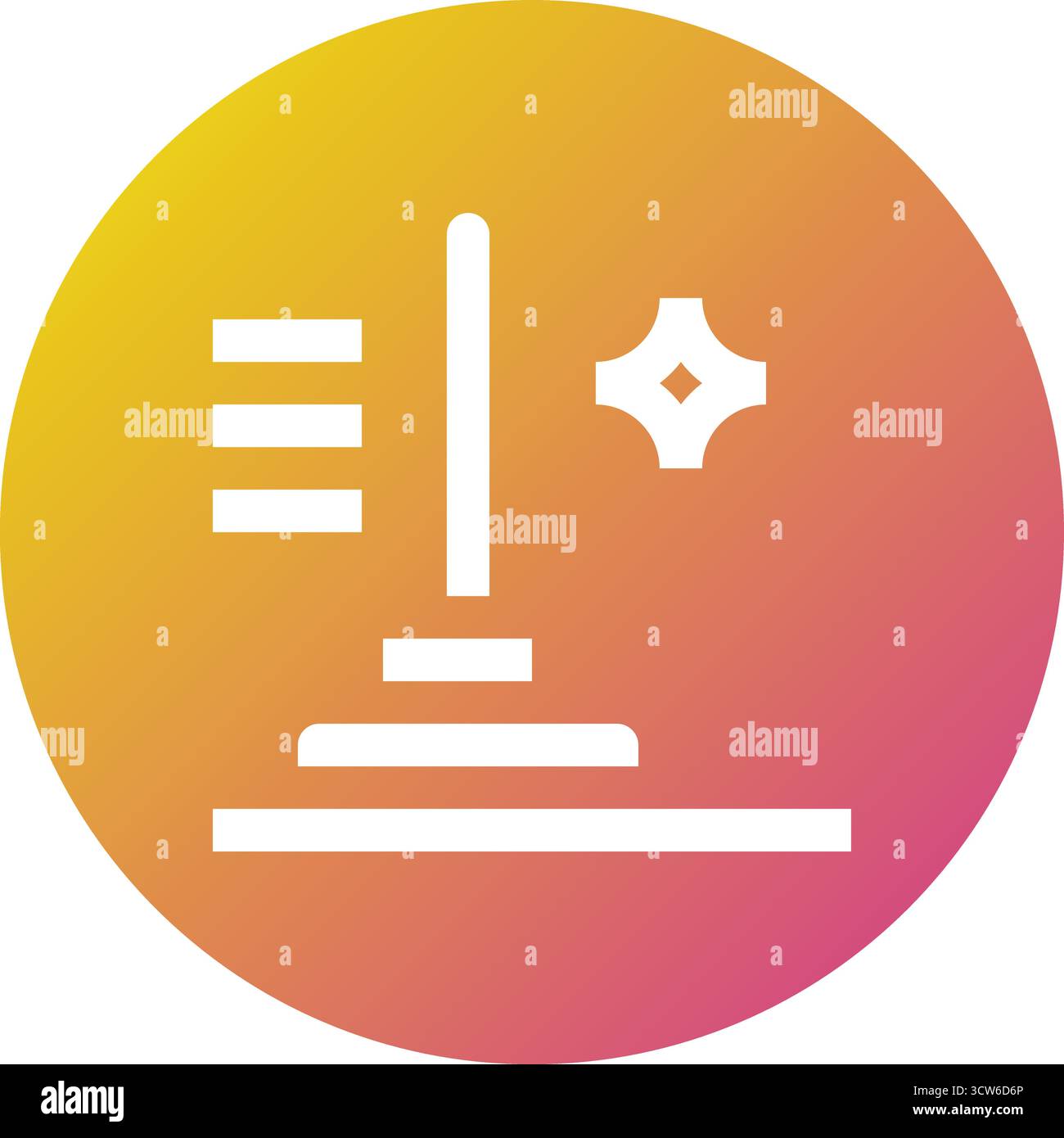 Mop Vector Icon Design Illustration Stock Vector