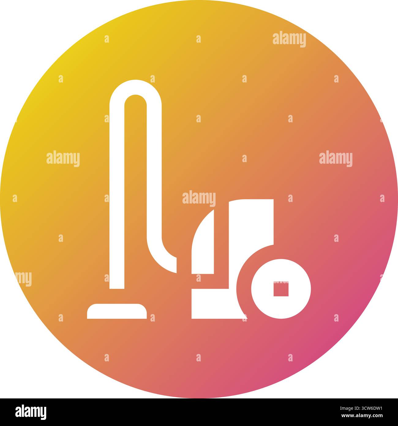 Vacuum Cleaner Vector Icon Design Illustration Stock Vector