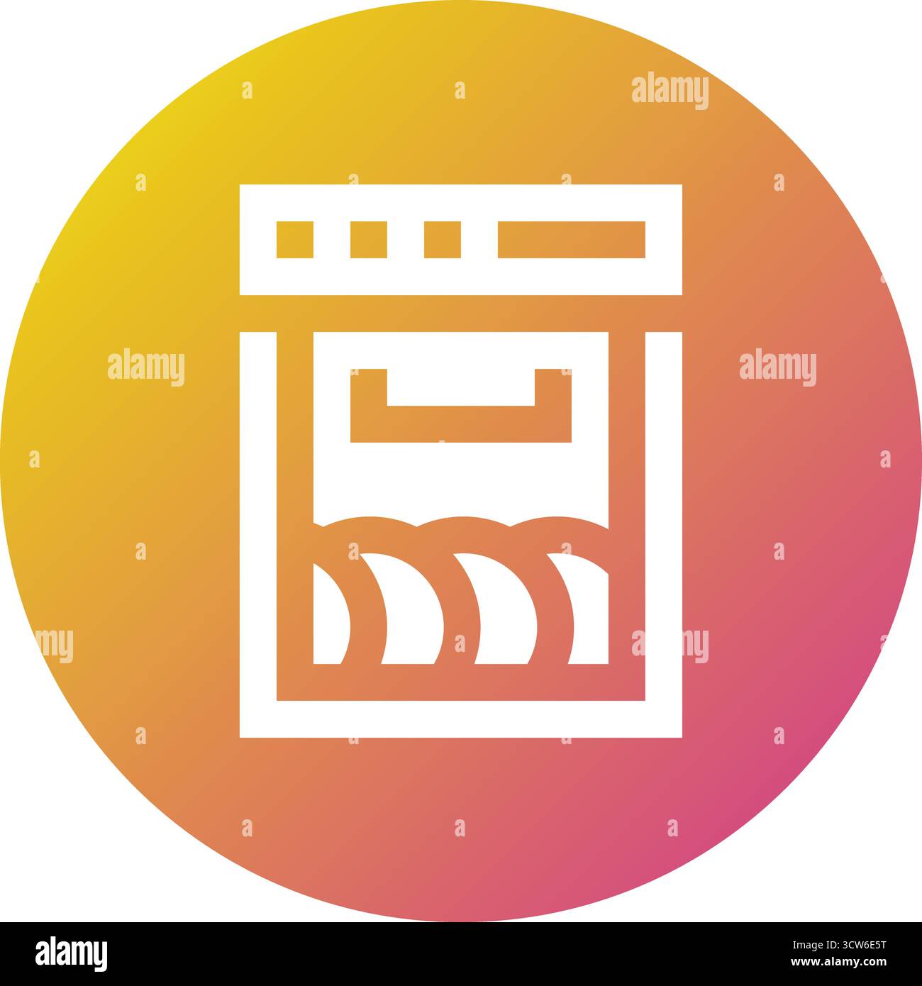 Dishwashing Vector Icon Design Illustration Stock Vector