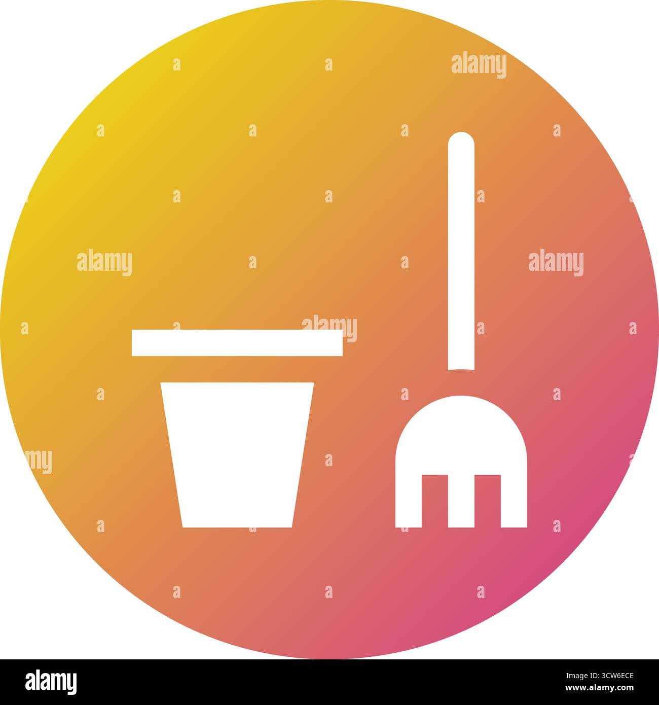 Mop Vector Icon Design Illustration Stock Vector