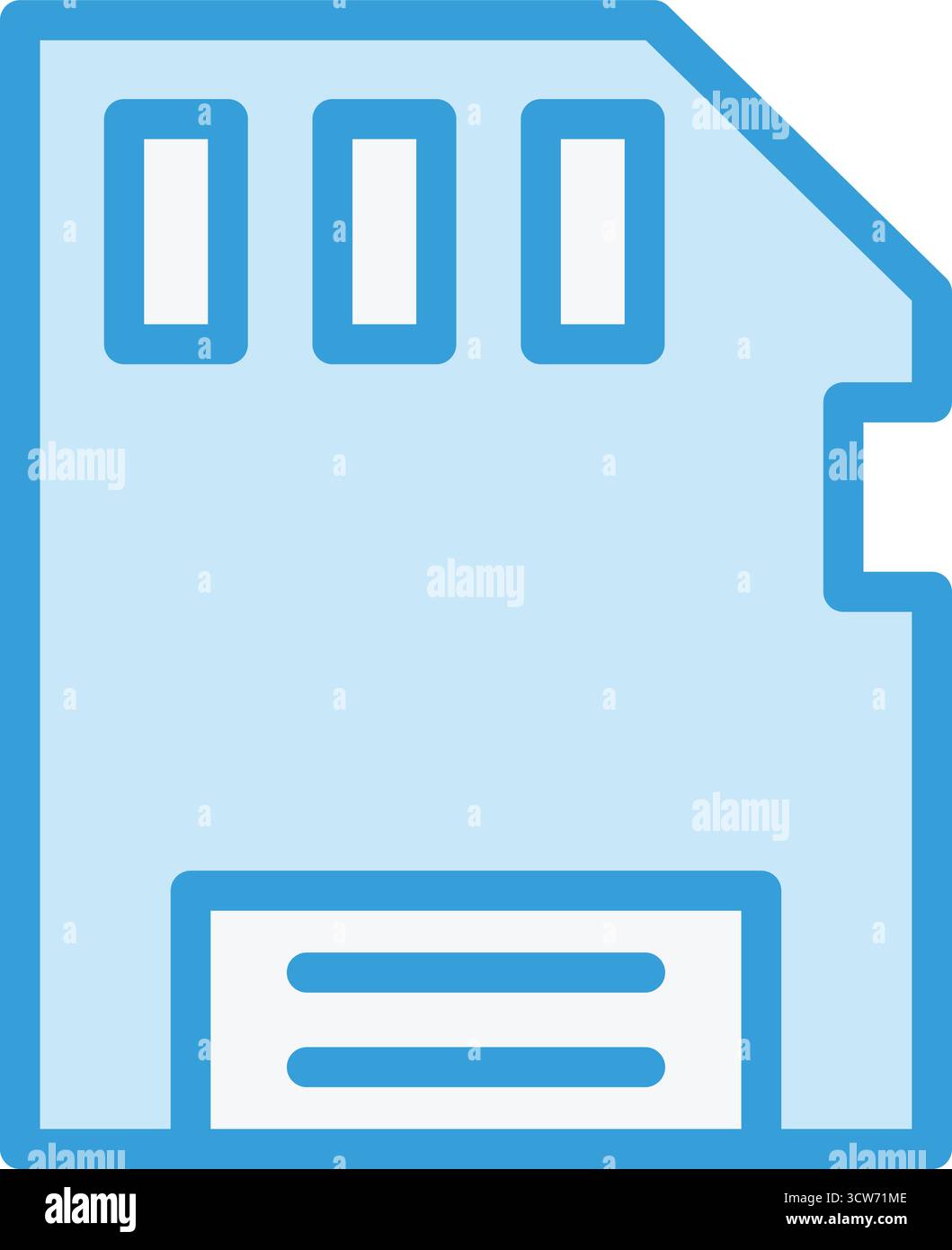Micro Sd Vector Icon Design Illustration Stock Vector