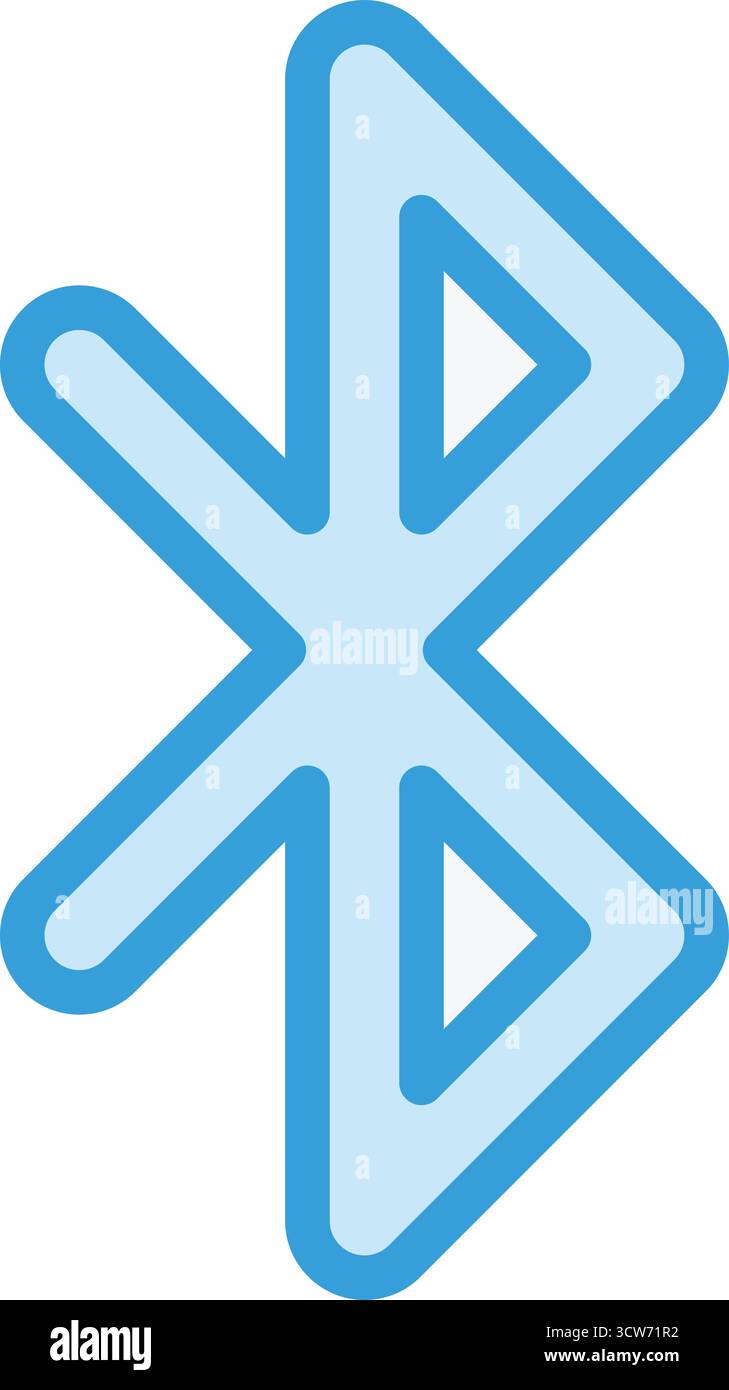 Bluetooth Vector Icon Design Illustration Stock Vector