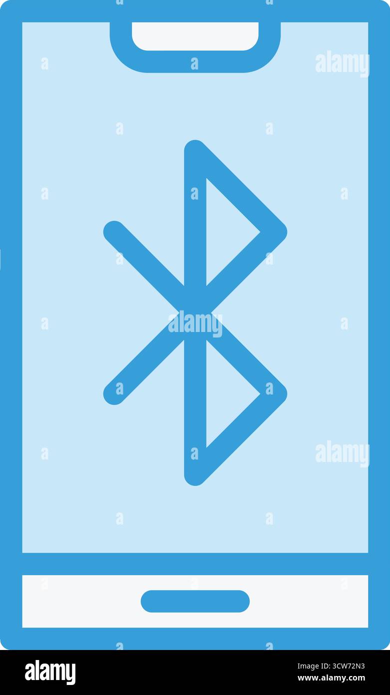 Bluetooth Vector Icon Design Illustration Stock Vector