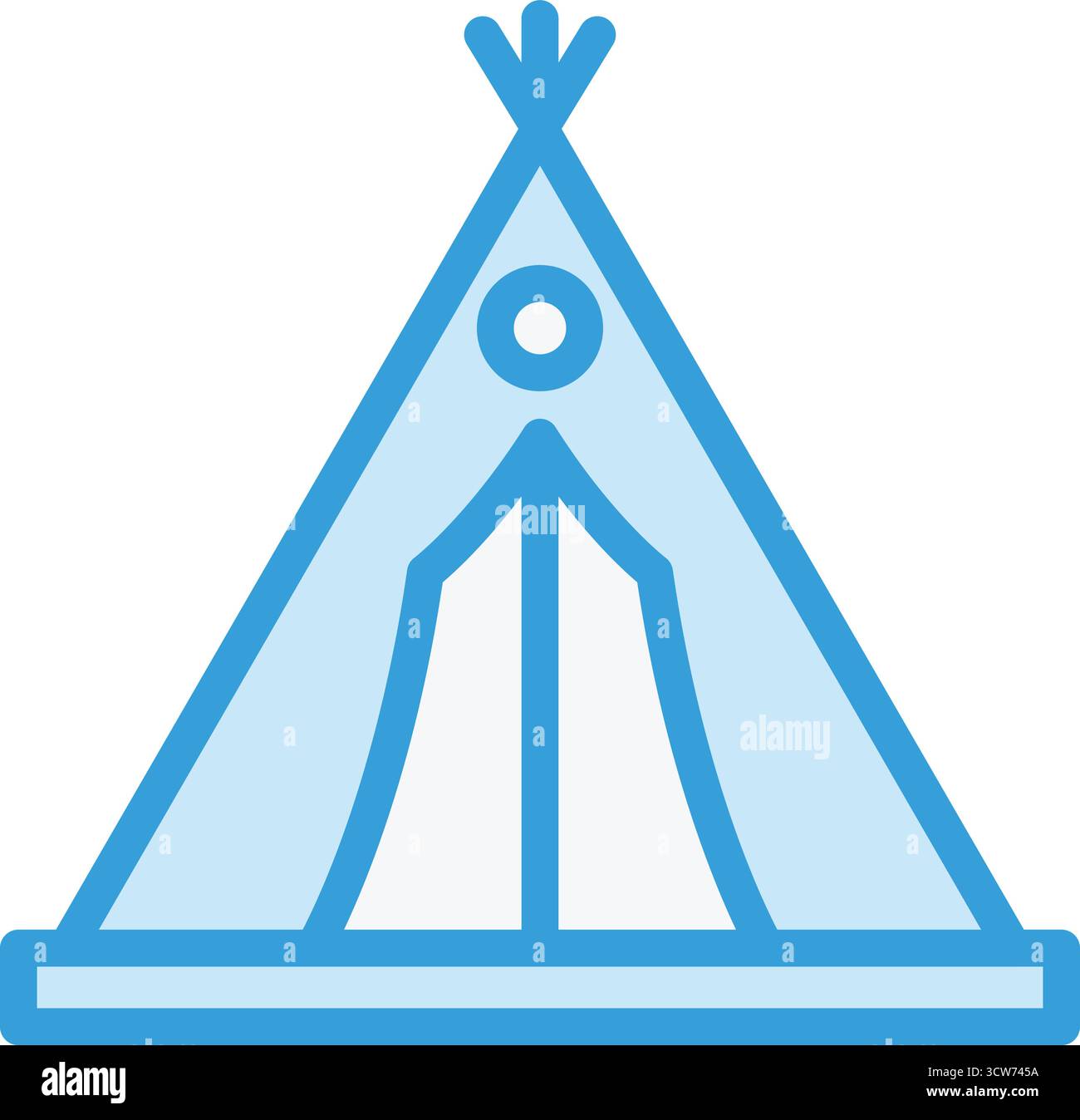 Camping tent Vector Icon Design Illustration Stock Vector Image & Art ...