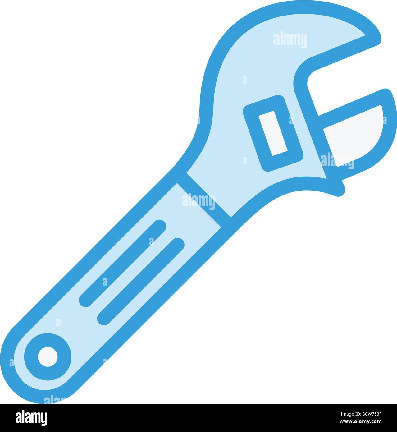Wrench Vector Icon Design Illustration Stock Vector